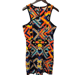 Gianni Bernini GB Girls Vibrant Sleeveless Asymmetrical Dress Size L
